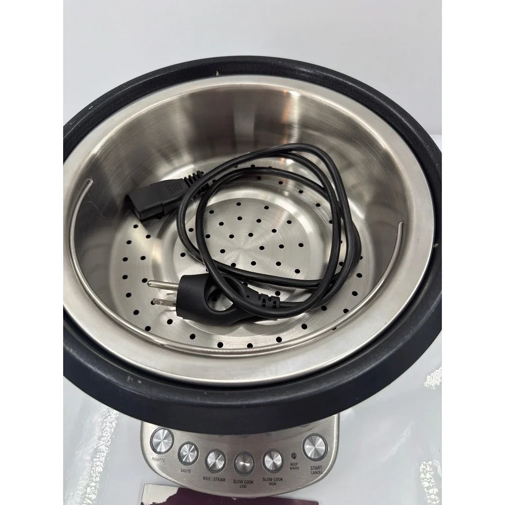 Breville BRC600XL The Risotto Plus Rice Cooker Steamer Slow Cooker Silver